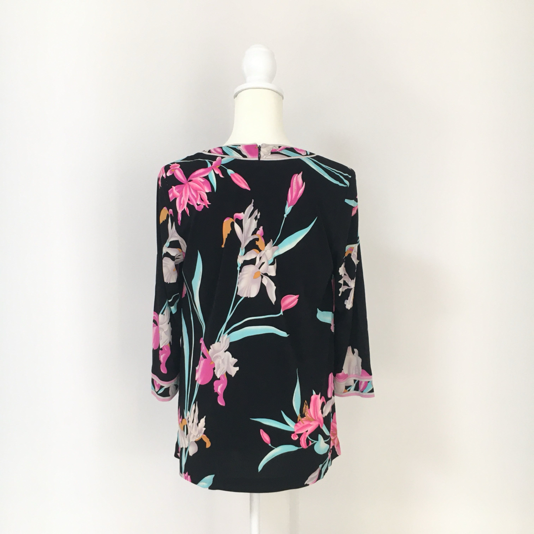 LEONARD - 近年美品 LEONARD レオナール カンカン チュニック 花 LEONARD - 近年美品 LEONARD レオナール カンカン チュニック 花