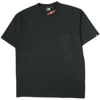 ザノースフェイス(THE NORTH FACE)のTHE NORTH FACE ザ・ノースフェイス S/S GD Heavy Cotton Tee ガーメントダイ ヘビーコットンポケットTシャツ NT81832 M BLACK 半袖 製品染め トップス【新古品】【中古】【THE NORTH FACE】(Tシャツ/カットソー(半袖/袖なし))