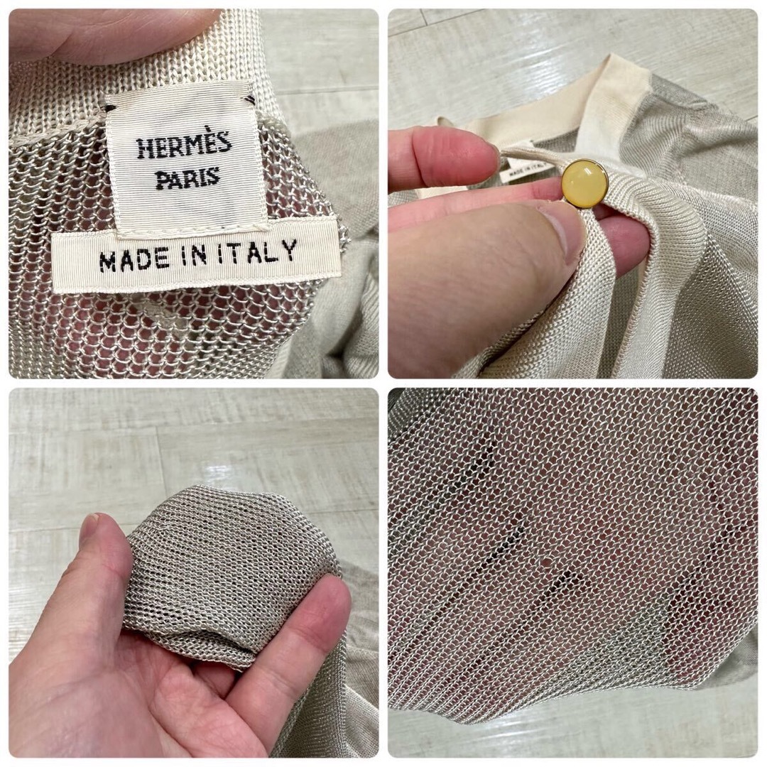 HERMES - 希少 エルメス メッシュ チュニック ワンピース HERMES - 希少 エルメス メッシュ チュニック ワンピース