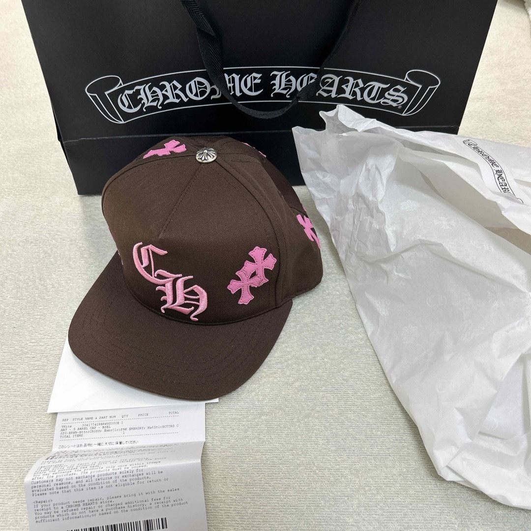 Chrome Hearts - 新作 クロムハーツ クロスパッチ キャップの Chrome Hearts - 新作 クロムハーツ クロスパッチ キャップの