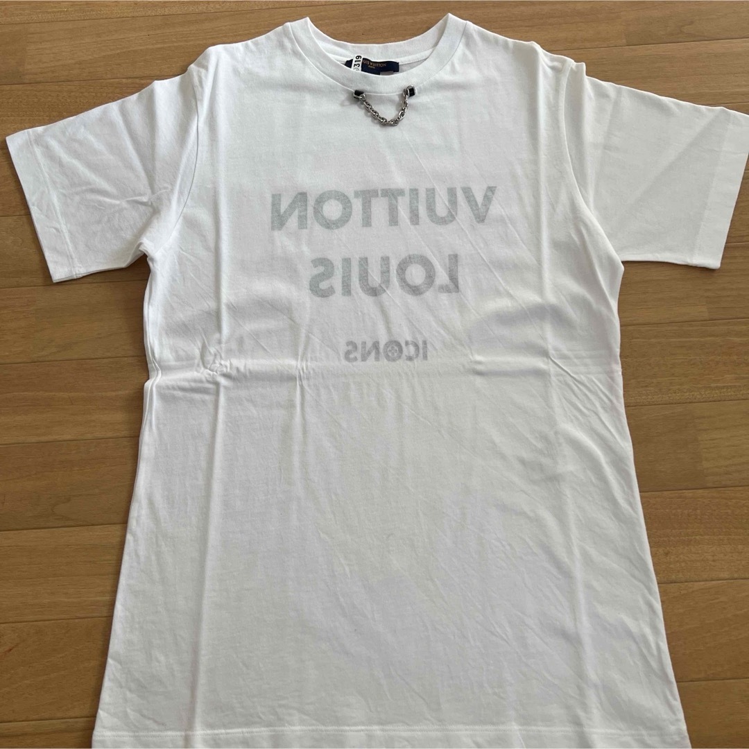 Louis Vuitton ロゴ Tシャツ Lサイズ ホワイト Louis Vuitton ロゴ Tシャツ Lサイズ ホワイト