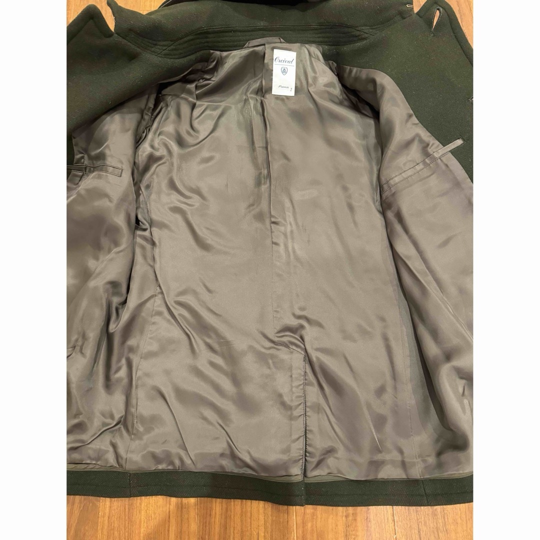 ORCIVAL - 【ORCIVAL】オーシバル メルトンシングルピーコート ORCIVAL - 【ORCIVAL】オーシバル メルトンシングルピーコート