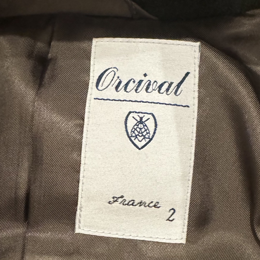 ORCIVAL - 【ORCIVAL】オーシバル メルトンシングルピーコート ORCIVAL - 【ORCIVAL】オーシバル メルトンシングルピーコート