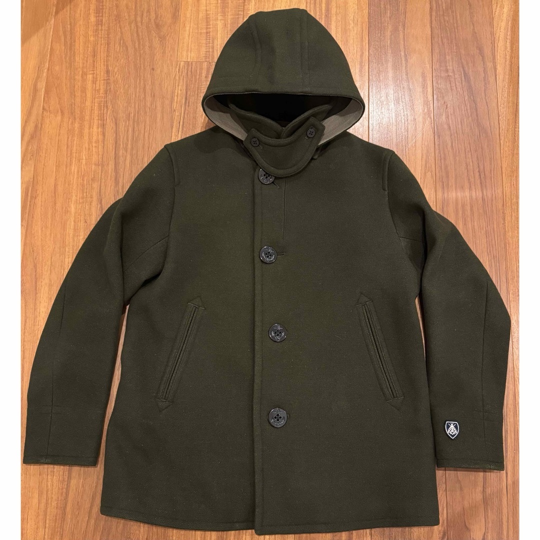 ORCIVAL - 【ORCIVAL】オーシバル メルトンシングルピーコート ORCIVAL - 【ORCIVAL】オーシバル メルトンシングルピーコート