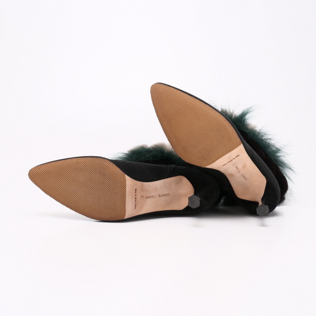美品 manoloblahnik マノロブラニク ブーツ スネーク ブーティ