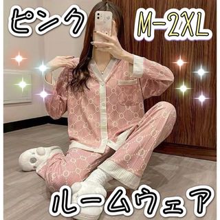 レディース　ルームウェア　パジャマ　部屋着　韓国　お泊まり会　旅行　可愛い　人気(パジャマ)