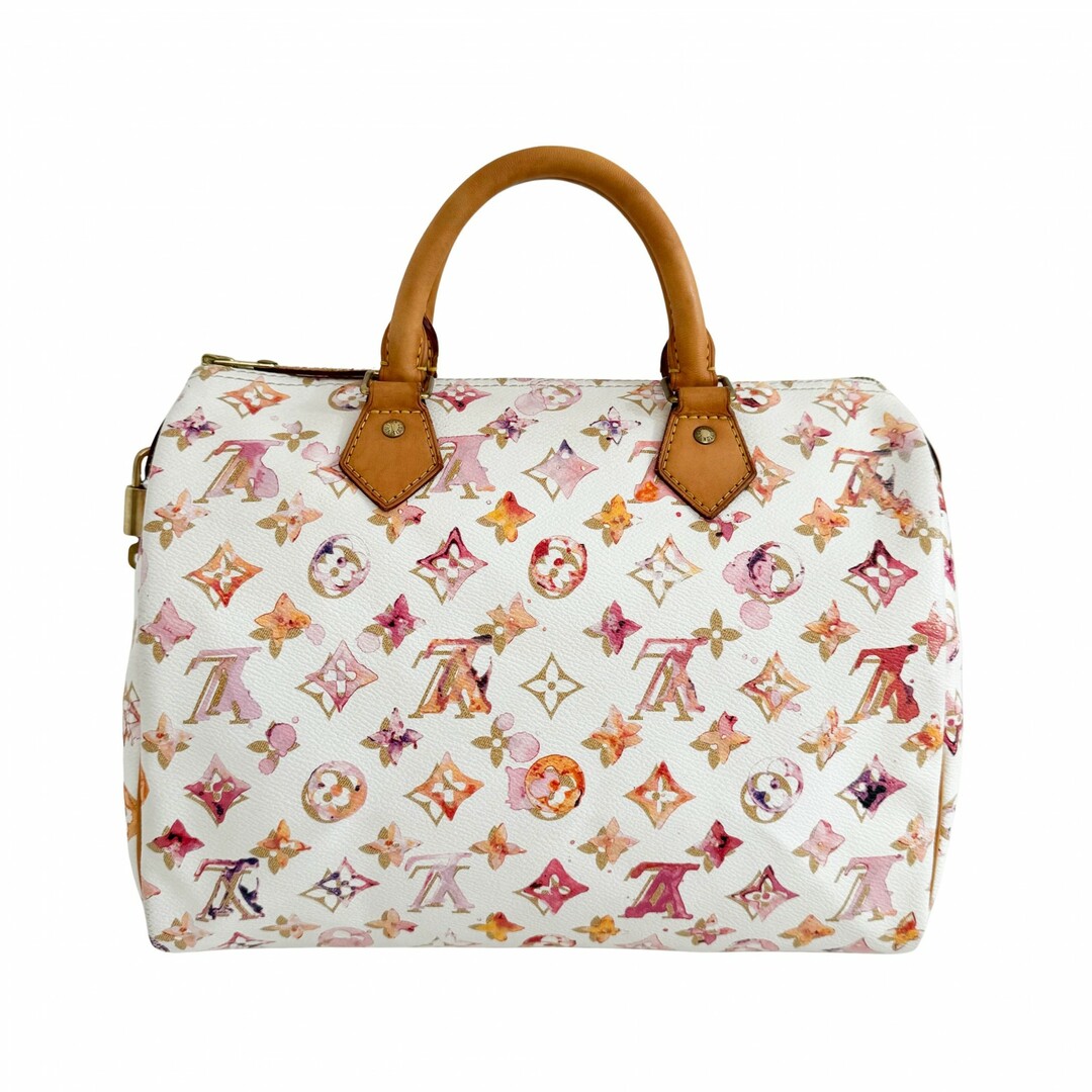 LOUIS VUITTON - 【LOUIS VUITTON / ルイ・ヴィトン】2008 モノグラム リチャードプリンス ウォーターカラー スピーディ30 ハンドバッグ ボストンバッグ