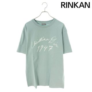 ディオール 24AW 493J696G0554 ハンドライティングコットンジャージーTシャツ メンズ L