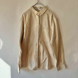 【マドモアゼルノンノン】レディース トップス (L) シャツ 長袖 総柄(シャツ/ブラウス(長袖/七分))
