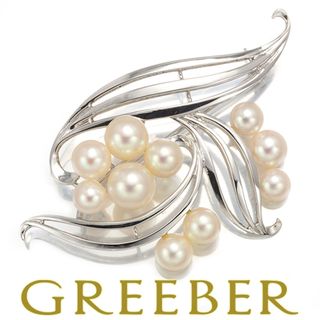 MIKIMOTO - ミキモト ブローチ パール 真珠 5.6-7.8mm フラワー MIKIMOTO - ミキモト ブローチ パール 真珠 5.6-7.8mm フラワー