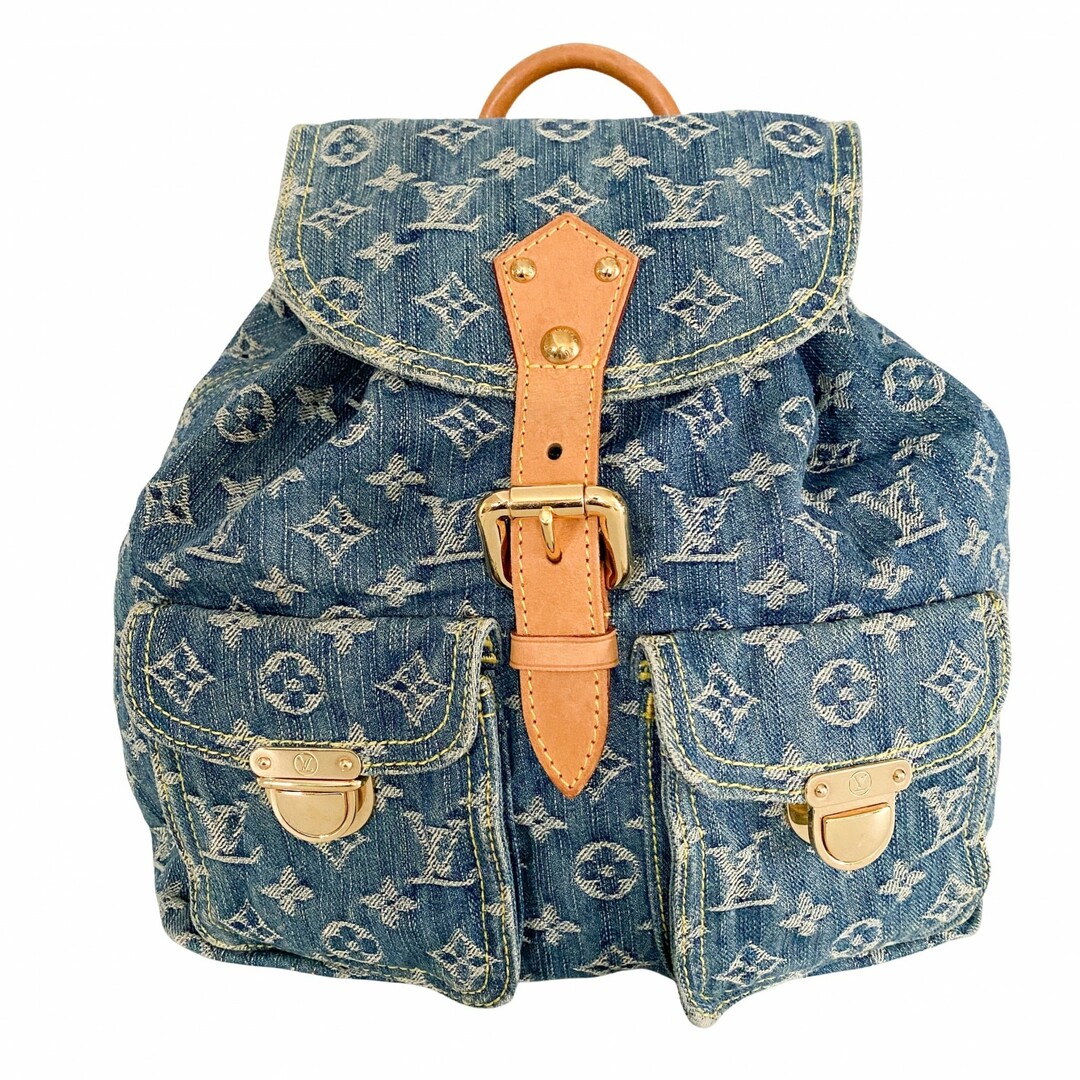 LOUIS VUITTON - 【LOUIS VUITTON / ルイ・ヴィトン】2006 モノグラム サックアド GM デニム バックパック