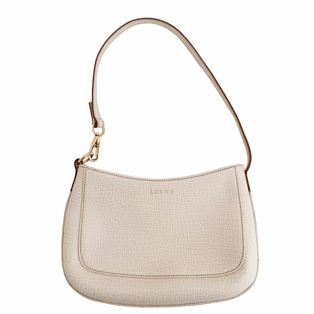 LOEWE - 【LOEWE / ロエベ】レザー ポシェットバッグ LOEWEロゴ ハンドバッグ ゴールド金具