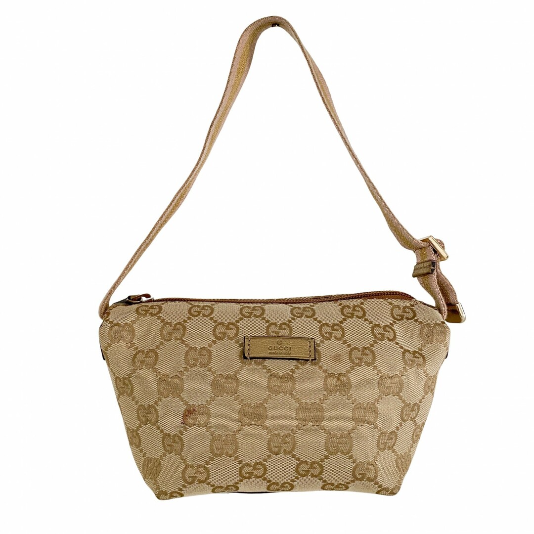 GUCCI - 【GUCCI / グッチ】GGキャンバス ポーチ ベージュ