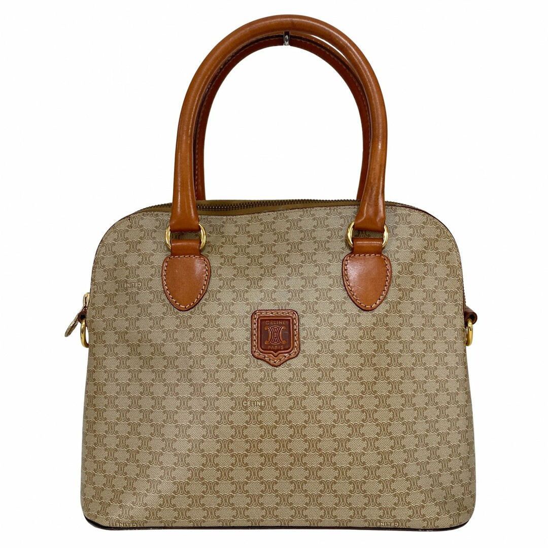 CELINE - 【CELINE / セリーヌ】マカダム トリオンフ キャンバス レザー 2WAY ショルダーバッグ DM94B ハンドバッグ