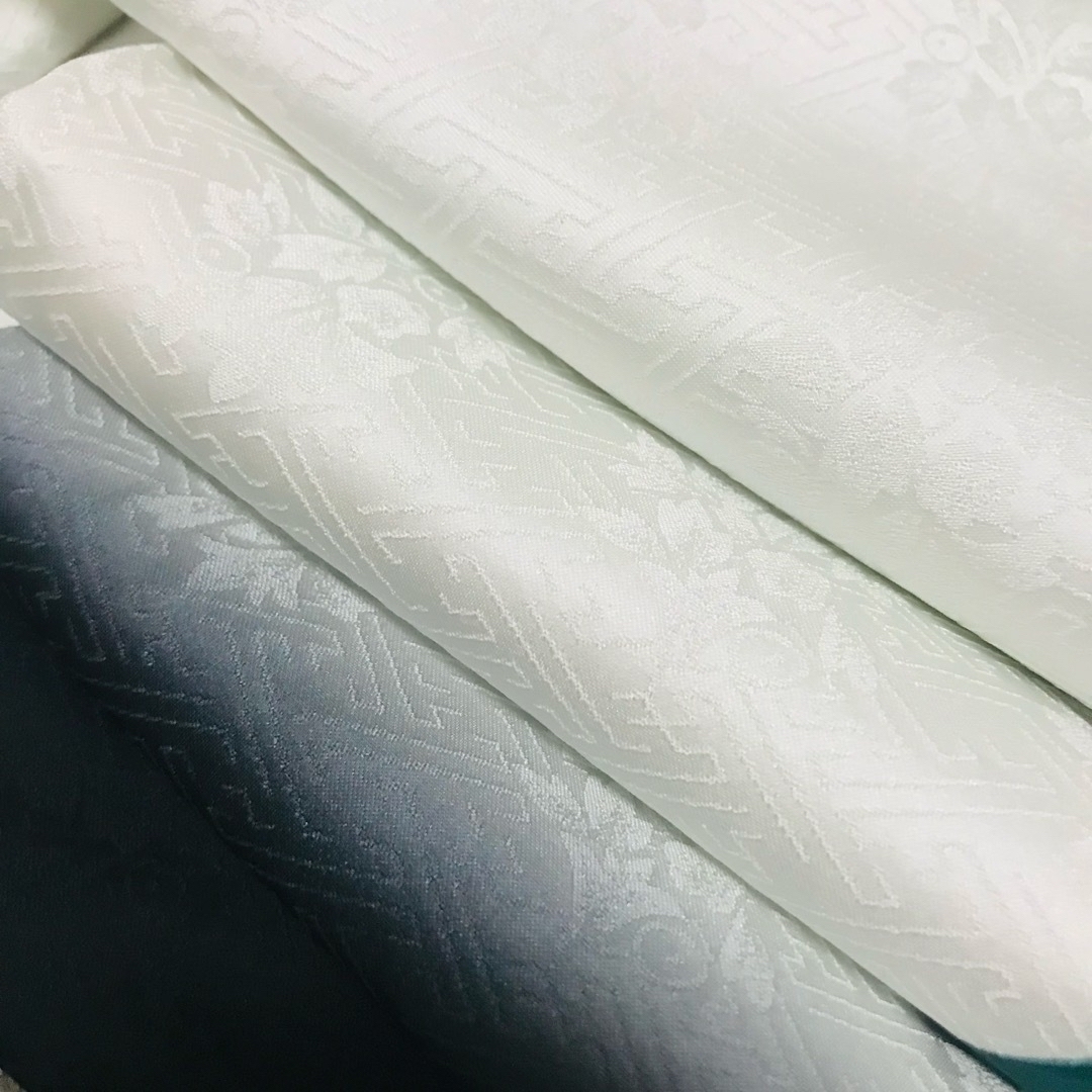 手書き京友禅【新品未使用】お宮参り 産着 祝着 襦袢付 新品た