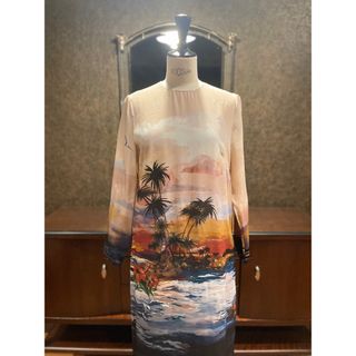 バレンティノ(VALENTINO)のNo.26 Valentino シルクプリントマキシドレス 40％OFF(ロングワンピース/マキシワンピース)