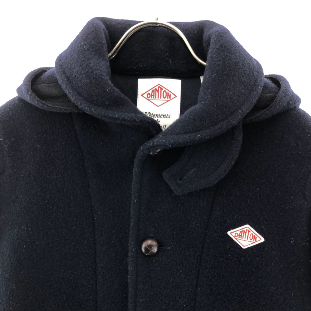 DANTON - ダントン ロゴワッペン フード付き メルトン ウール DANTON - ダントン ロゴワッペン フード付き メルトン ウール