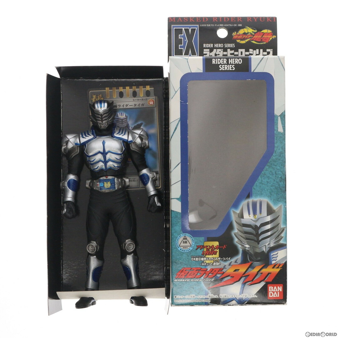 BANDAI(バンダイ)のライダーヒーローシリーズ EX 仮面ライダータイガ 仮面ライダー龍騎 完成品 ソフビフィギュア バンダイ エンタメ/ホビーのフィギュア(特撮)の商品写真