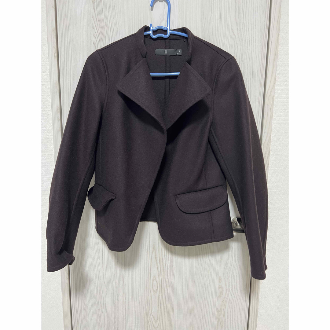 人気ブランドバ40代 UNIQLO ダブルフェイス S ジルサンダー +J 【未使用】UNIQLO - ノーカラージャケット