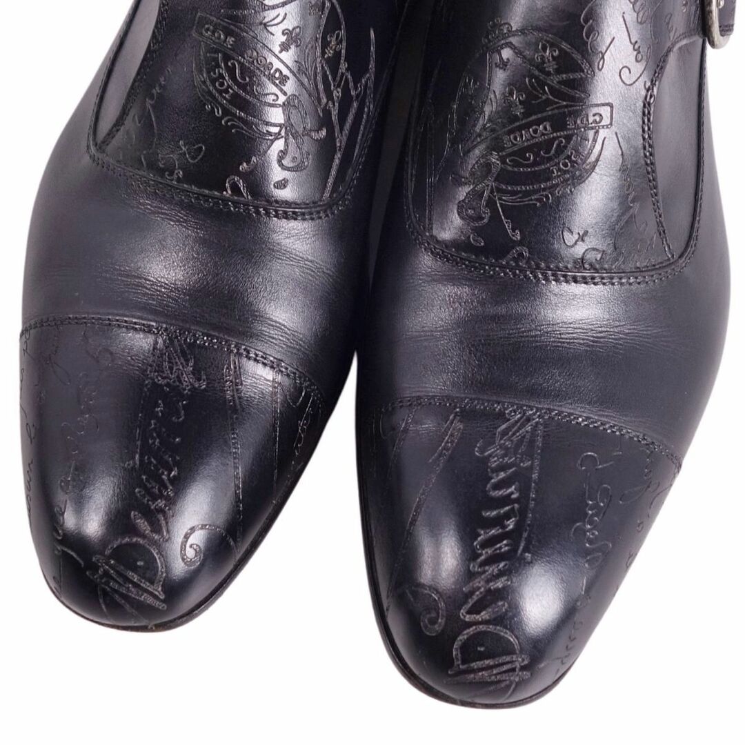 BERLUTI - 美品 ベルルッティ Berluti レザーシューズ モンク BERLUTI - 美品 ベルルッティ Berluti レザーシューズ モンク
