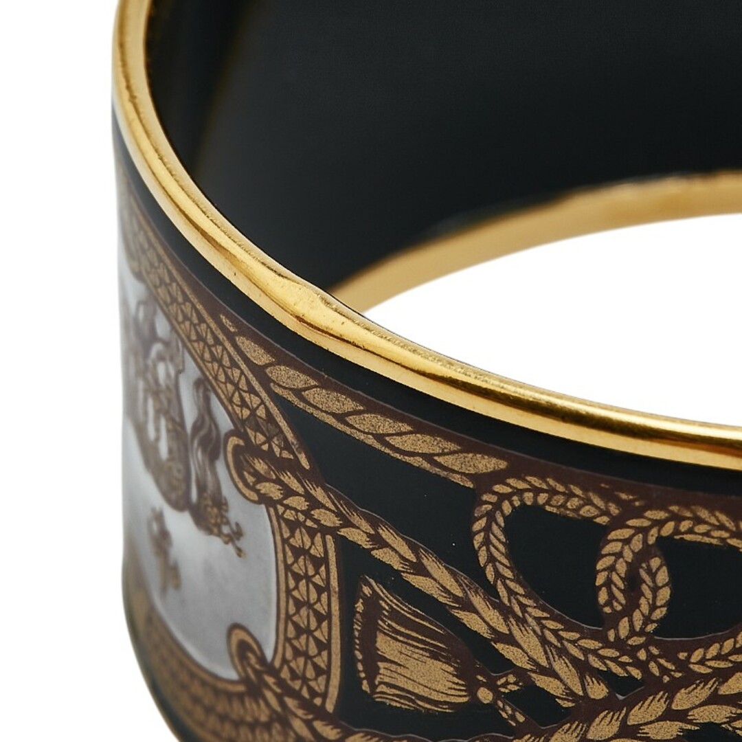 エルメス エマイユ 馬 総柄 バングル メッキ レディース HERMES エルメス エマイユ 馬 総柄 バングル メッキ レディース HERMES