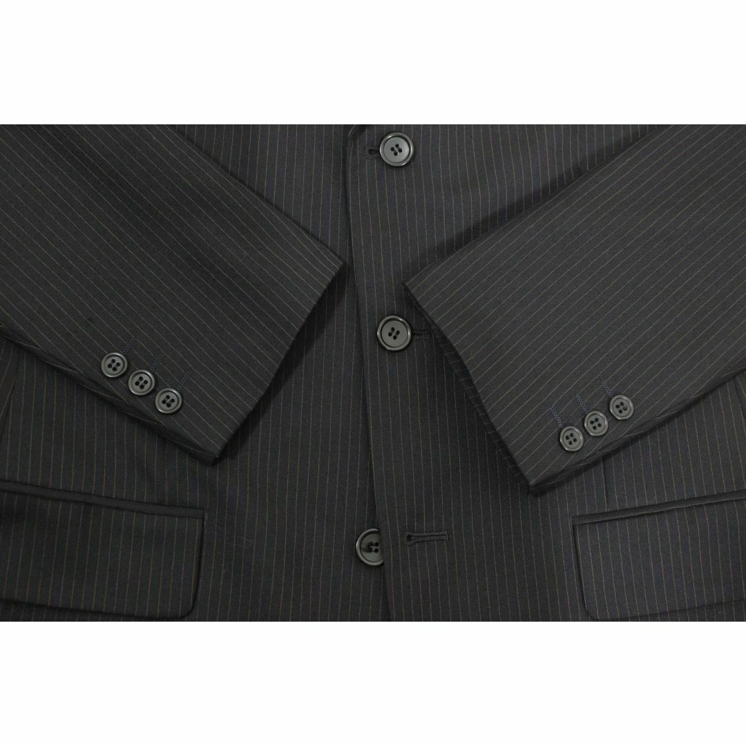 66【美品】ダーバン スーツ Y6 メンズ スリム体 L ブラック 黒 秋冬 66【美品】ダーバン スーツ Y6 メンズ スリム体 L ブラック 黒 秋冬