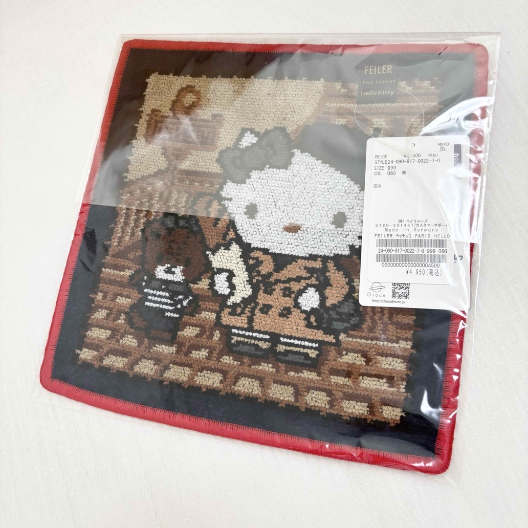 新品未開封 IENA ENFANT別注 FEILER ハンカチ レッド 1点 きよかっ 新品未開封 IENA ENFANT別注 FEILER ハンカチ レッド 1点 きよかっ