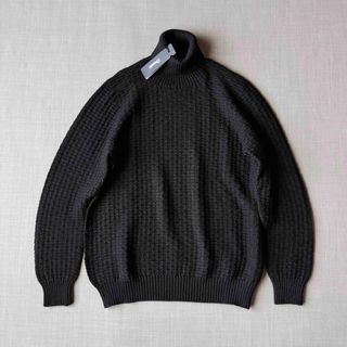 Drumohr - DRUMOHR 長袖 タートルネック ニット セーター 52 黒 Drumohr - DRUMOHR 長袖 タートルネック ニット セーター 52 黒