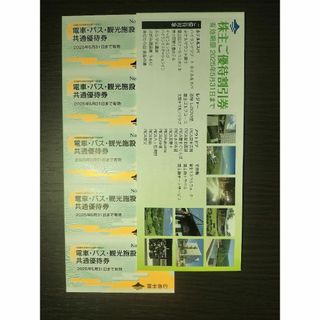 富士急行　株主優待(遊園地/テーマパーク)