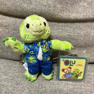 ディズニー(Disney)のディズニー ハワイ アウラニ限定　ぬいぐるみ　キーホルダー　オルメル(キーホルダー)