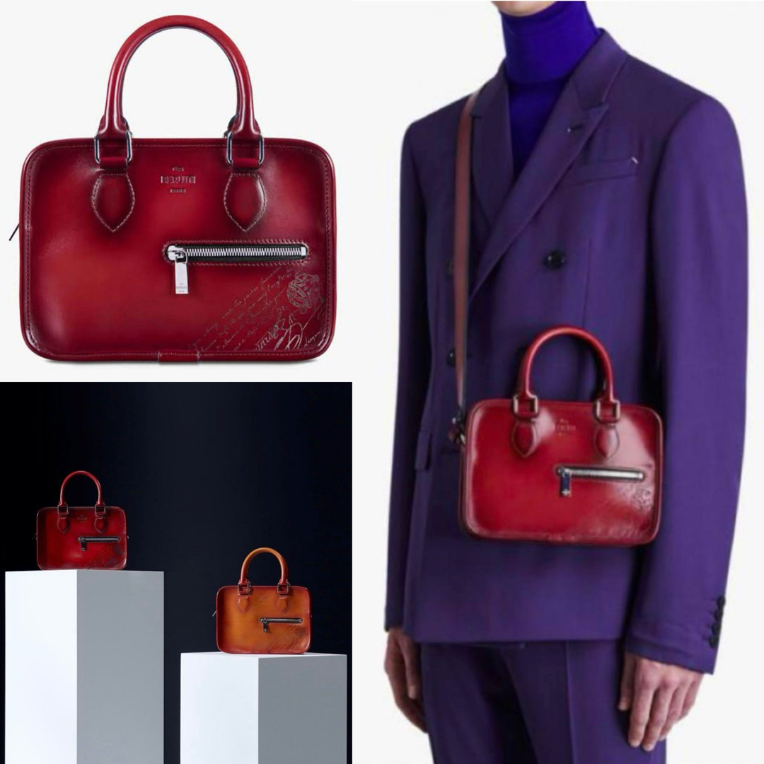 BERLUTI - 特注 ベルルッティ アンジュールガリバー バッグ BERLUTI - 特注 ベルルッティ アンジュールガリバー バッグ