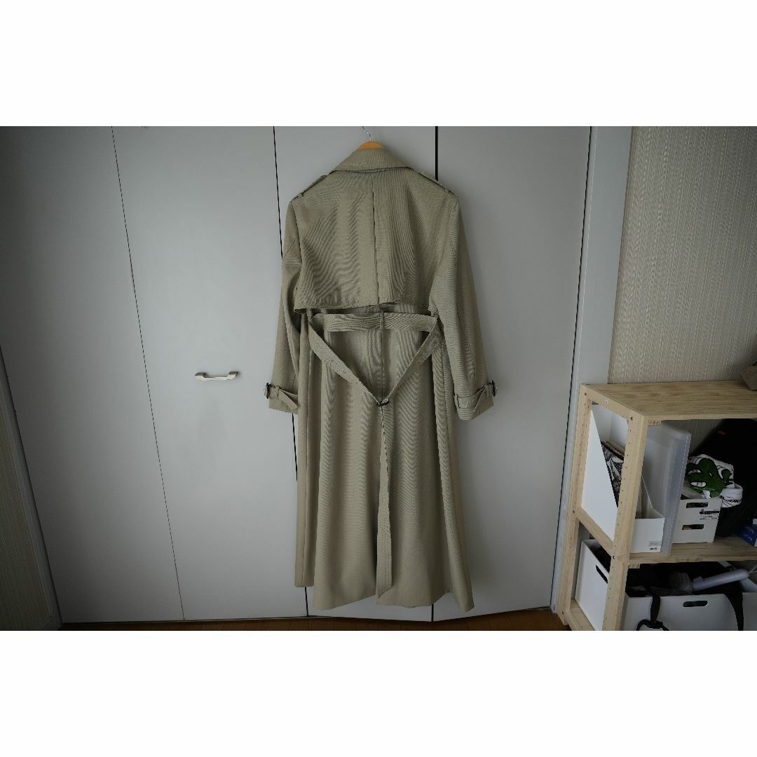 即納アニュアンス anuans ウールギャバジントレンチコート BEIGE 即納アニュアンス anuans ウールギャバジントレンチコート BEIGE