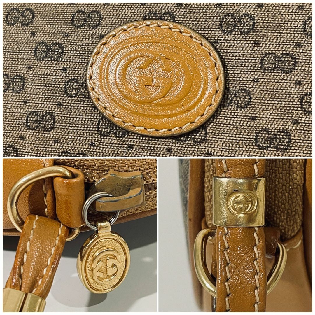 グッチ GUCCI ミニ ショルダー バッグ レザー PVC マイクロGG グッチ GUCCI ミニ ショルダー バッグ レザー PVC マイクロGG