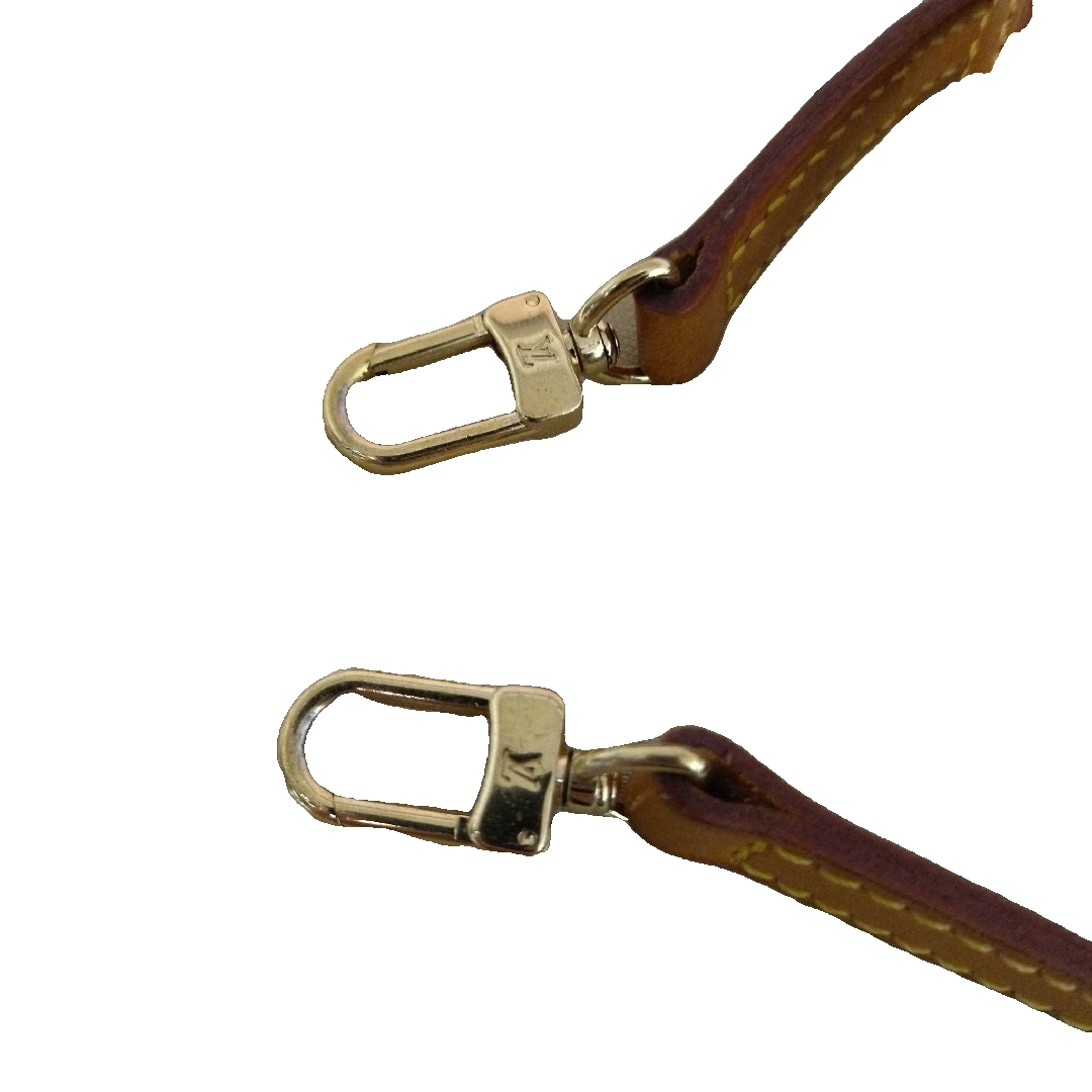 美品】ルイヴィトン ショルダーストラップ ヌメ革 レザー 本革 美品】ルイヴィトン ショルダーストラップ ヌメ革 レザー 本革