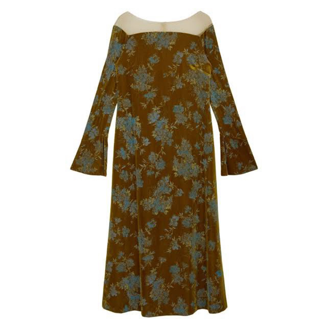 Ameri VINTAGE - 新品 FLOWER PRINT VELOUR DRESSの通販 by cc Ameri VINTAGE - 新品 FLOWER PRINT VELOUR DRESSの通販 by cc