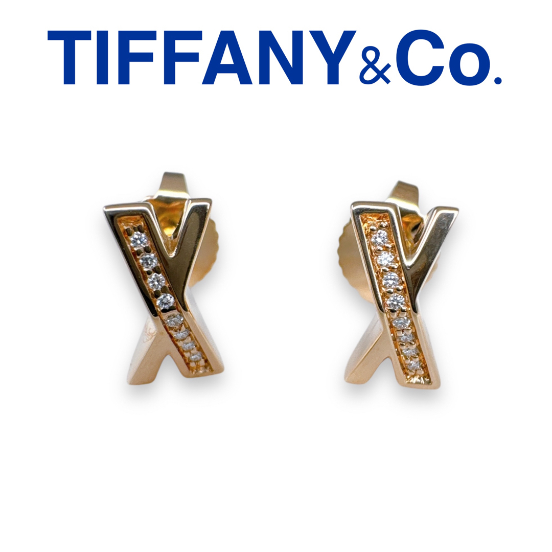 Tiffany & Co. - ティファニー ピアス アトラスX K18PG ダイヤ Tiffany & Co. - ティファニー ピアス アトラスX K18PG ダイヤ