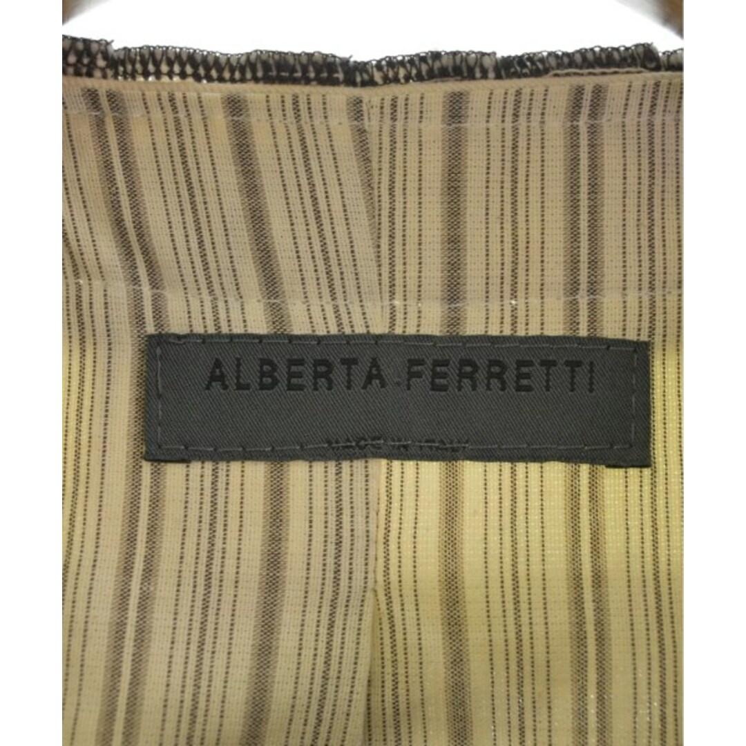 完璧わいふによる ALBERTA FERRETTI - Alberta Ferretti ノーカラージャケット -(M ノーカラージャケット