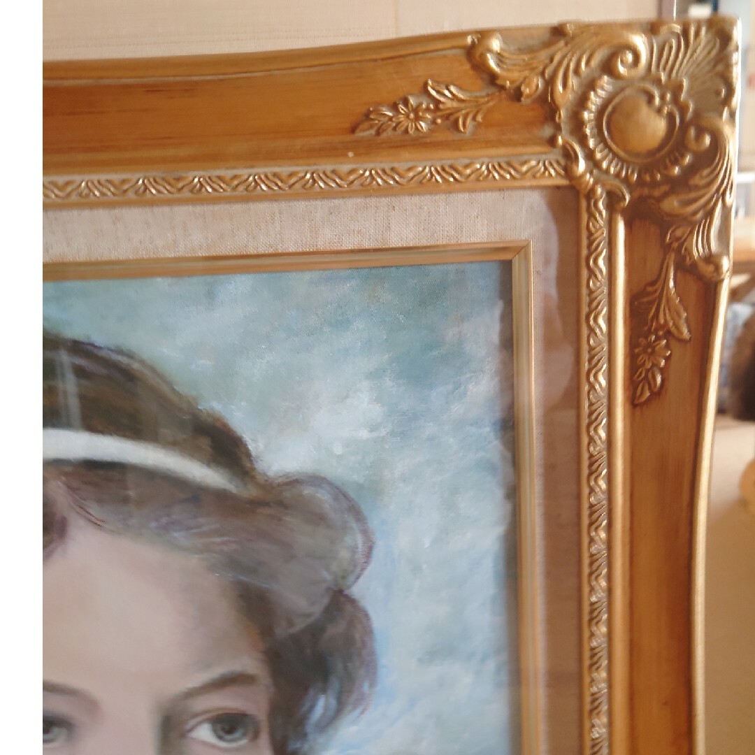 宮廷画家ビジェルブランの少女画です。油彩画模写 宮廷画家ビジェルブランの少女画です。油彩画模写