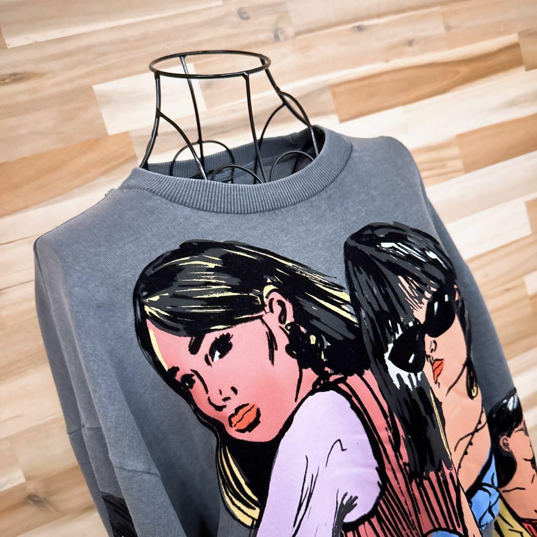 ZARA - 【ザラ】オーバーサイズ ガール 3Dプリント ベロア ZARA - 【ザラ】オーバーサイズ ガール 3Dプリント ベロア