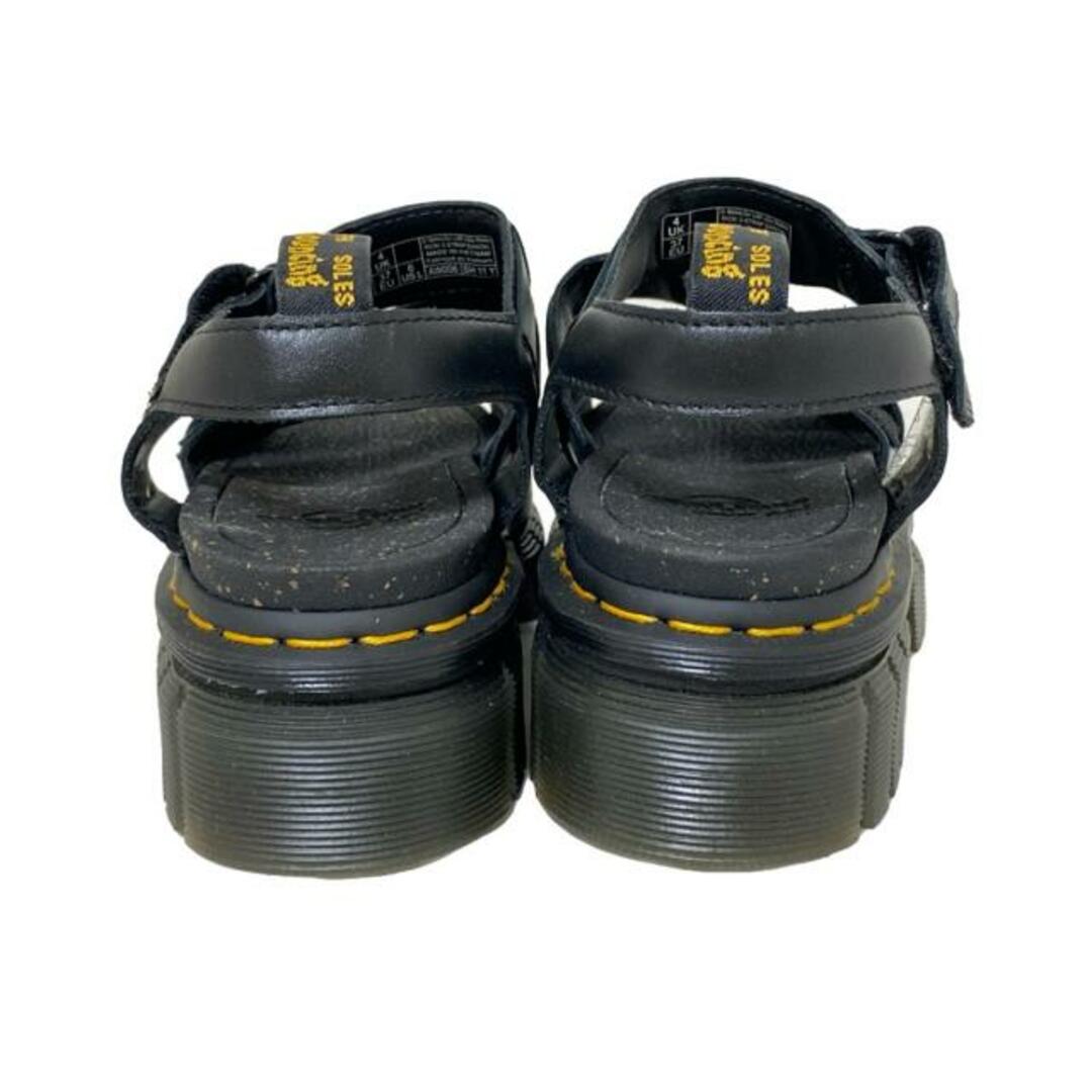 Dr.Martens(ドクターマーチン) サンダル UK4 レディース - 黒 レザー Dr.Martens(ドクターマーチン) サンダル UK4 レディース - 黒 レザー