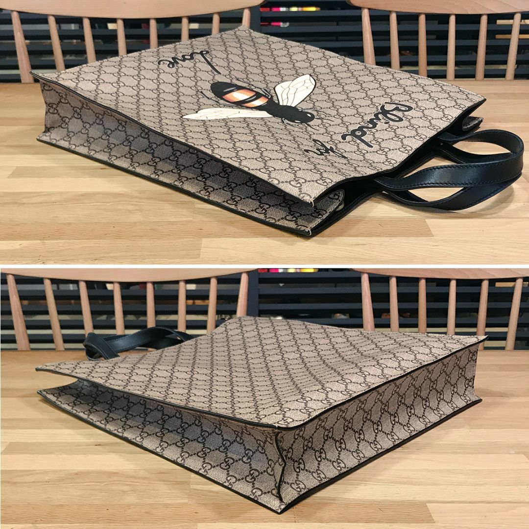 GUCCI - 超美品 グッチ GGスプリーム ビープリント 2WAYトート GUCCI - 超美品 グッチ GGスプリーム ビープリント 2WAYトート