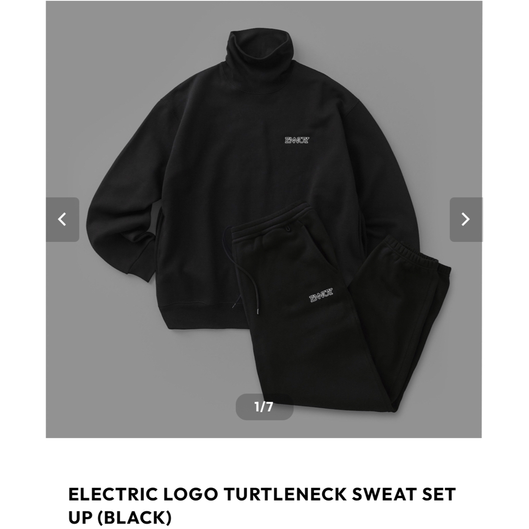 ELECTRIC LOGO TURTLENECK SWEAT SET UP L ELECTRIC LOGO TURTLENECK SWEAT SET UP L