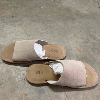 ZARA - ZARA ザラ VIBRAM レザーサンダル 43 27.6cmの通販 by ZARA - ZARA ザラ VIBRAM レザーサンダル 43 27.6cmの通販 by