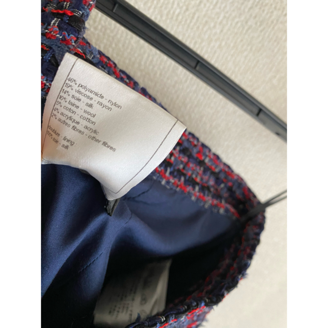 希少未使用 CHANEL リボンツイードスカート 希少未使用 CHANEL リボンツイードスカート