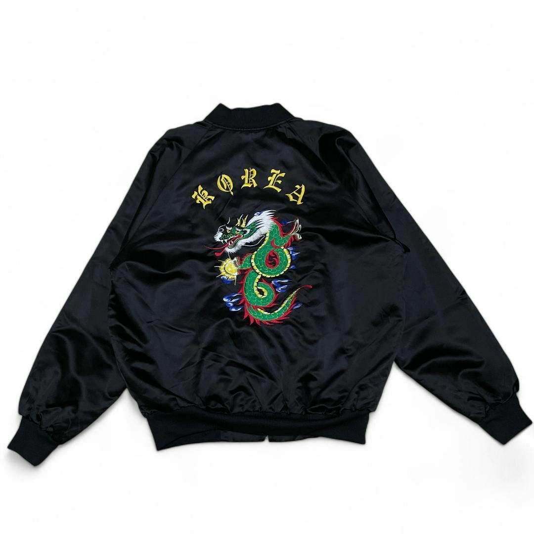 ART VINTAGE - コリジャンスーベニアジャケットスカジャン黒 ART VINTAGE - コリジャンスーベニアジャケットスカジャン黒