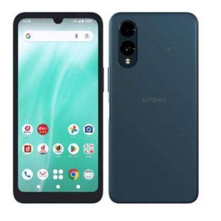 フジツウ(富士通)の新品 arrows We2 F-52E ネイビーグリーン SIMフリー(スマートフォン本体)