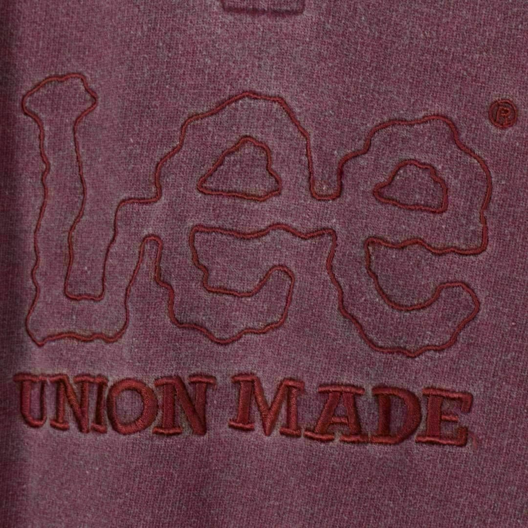 Lee - 【超希少】リー スウェット 90s イタリア製 L 刺繍ロゴ Lee - 【超希少】リー スウェット 90s イタリア製 L 刺繍ロゴ