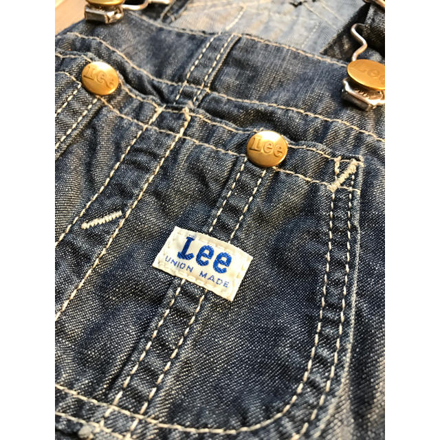 Lee(リー)のLee ジャンバースカート 90cm キッズ/ベビー/マタニティのキッズ服女の子用(90cm~)(ワンピース)の商品写真