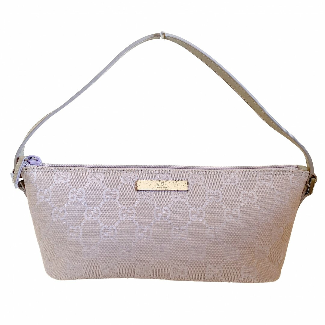 GUCCI - 【GUCCI / グッチ】GGキャンバス ポシェット ポーチ ミニバッグ パープル