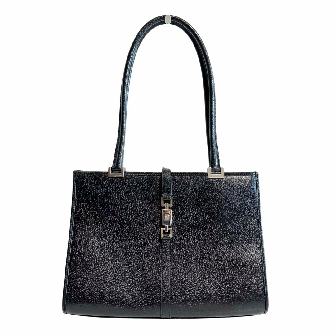GUCCI - 【GUCCI / グッチ】ジャッキー レザー 黒 トートバッグ ハンドバッグ